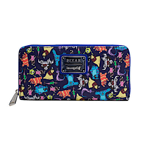 aop monsters inc bag EXCLUSIVE DROP: Loungefly Disney Pixar Monsters Inc Characters AOP Wallet