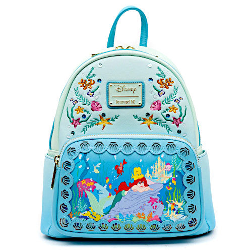 disney little mermaid mini backpack Loungefly