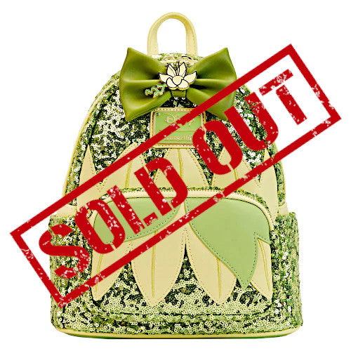 exclusive - princess tiana sequin mini backpack Exclusive - Princess Tiana Sequin Mini Backpack | Officially Licensed | Vegan Leather
