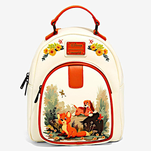 fox backpack mini Loungefly Disney The Fox and The Hound Floral Mini Backpack