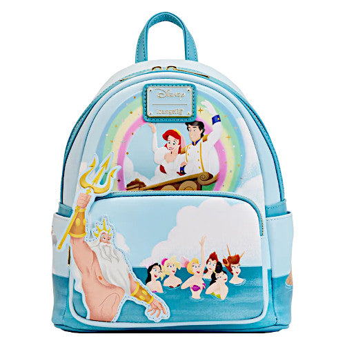 Loungefly Disney The Little Mermaid Triton's Gift Mini Backpack