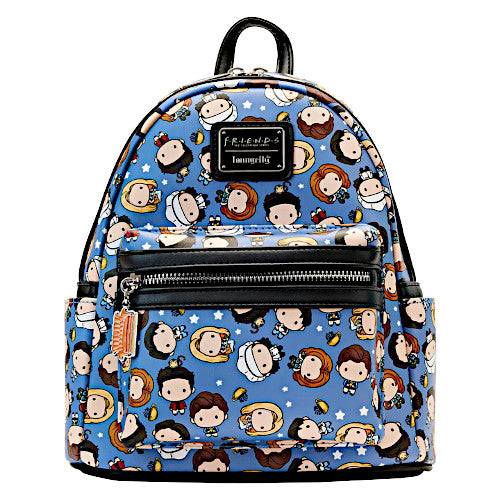 EXCLUSIVE DROP: Loungefly Friends Chibi Character AOP Mini Backpack - 1/31/23