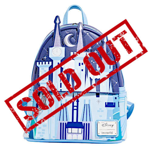 disney castle mini backpack Loungefly Disney Cinderella Castle Glow Mini Backpack