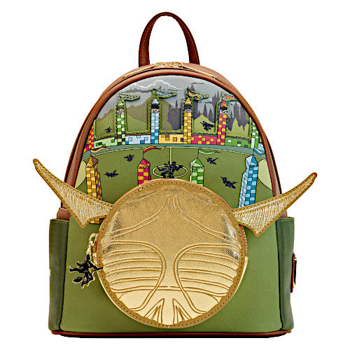 Loungefly Harry Potter Golden Snitch Mini Backpack