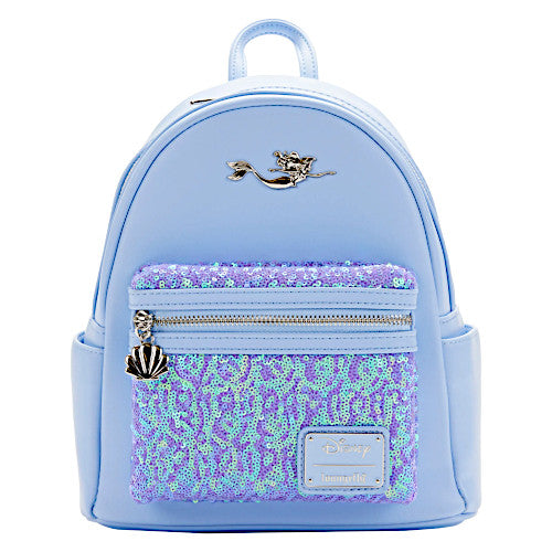 EXCLUSIVE RESTOCK: Loungefly Little Mermaid Ariel Sequin Mini Backpack - 4/22/23