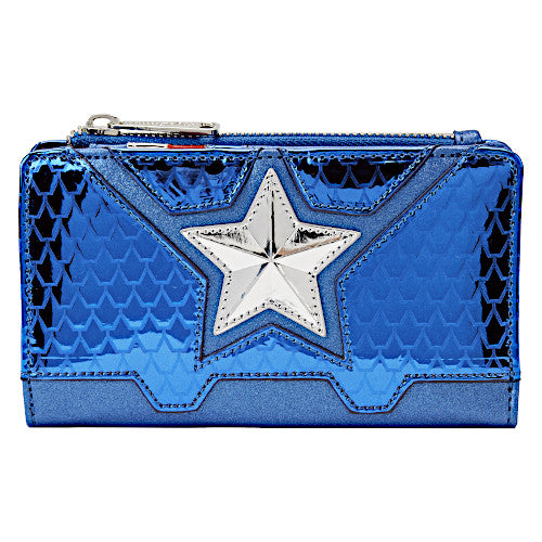 Loungefly Marvel Captain America Metallic Cosplay Wallet – LF