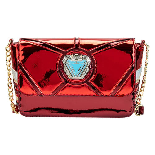 Loungefly Marvel Iron Man Infinity Saga Cosplay Crossbody Bag