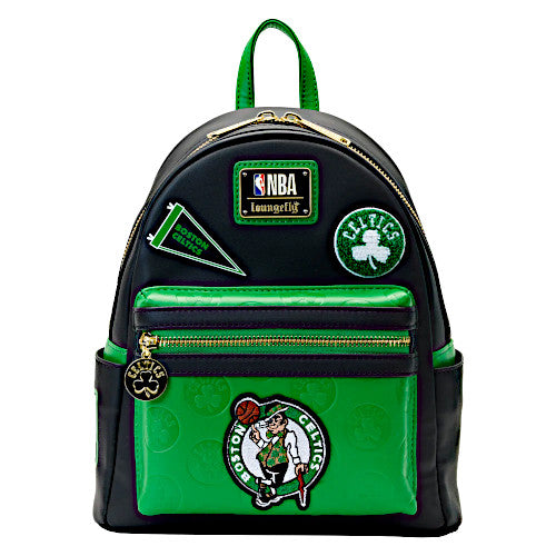 Loungefly NBA Boston Celtics Patch Icons Mini Backpack