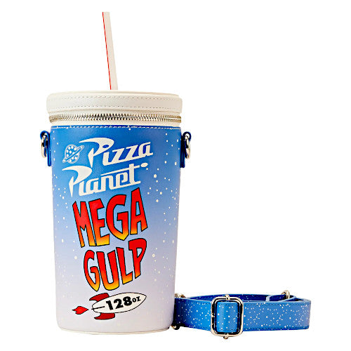 Loungefly Pixar Toy Story Pizza Planet Mega Gulp Crossbody Bag