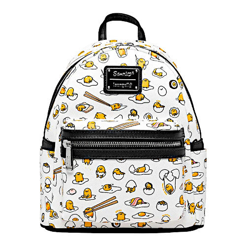 funko x gudetama mini backpack EXCLUSIVE RE-RELEASE: Loungefly Sanrio Gudetama The Lazy Egg Mini Backpack