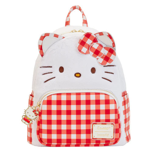 Loungefly Sanrio Hello Kitty Plaid Kawaii Mini selling Backpack