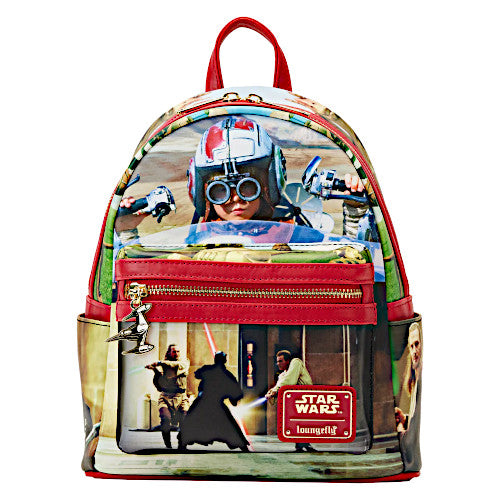 darth vader loungefly mini backpack Star Wars Phantom Menace Scenes Mini-Backpack