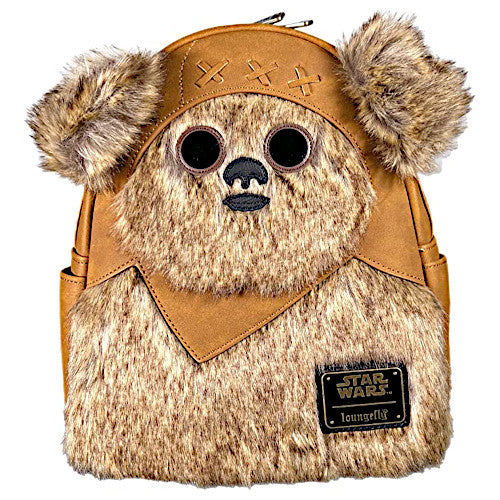 ewok mini backpack by loungefly star wars Star Wars Ewok Faux Suede Mini-Backpack