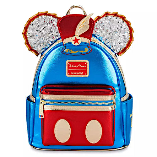 EXCLUSIVE DROP: Loungefly Disney Parks Mickey Mouse The Main Attraction  Dumbo The Flying Elephant Mini Backpack - 8/26/22