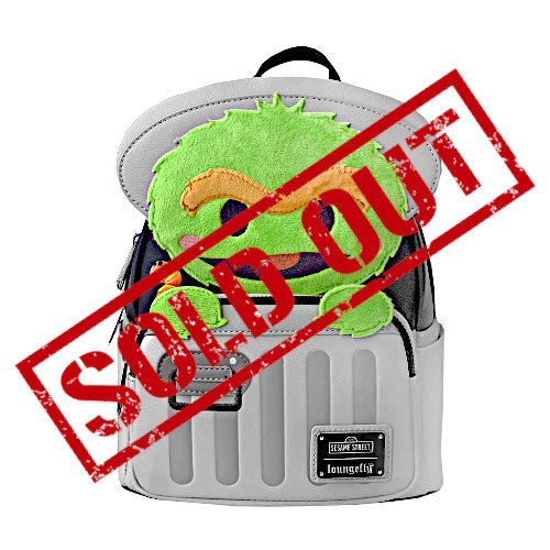 EXCLUSIVE DROP: Loungefly SeaWorld Parks Sesame Street Oscar Mini Backpack
