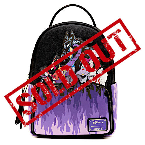 Loungefly Disney deals Villains Flame Mini Backpack.