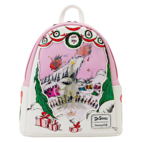 dr. seuss the grinch mini backpack Loungefly Dr Seuss Lenticular Scene Mini Backpack