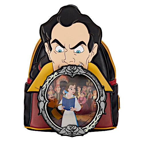 Loungefly Disney Villains Scene Beauty And The Beast Gaston Mini Backpack
