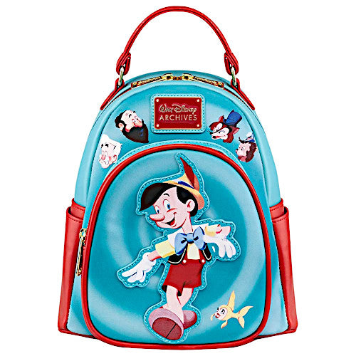 disney micro mini backpack EXCLUSIVE DROP: Loungefly Walt Disney Archives Pinocchio Mini Backpack