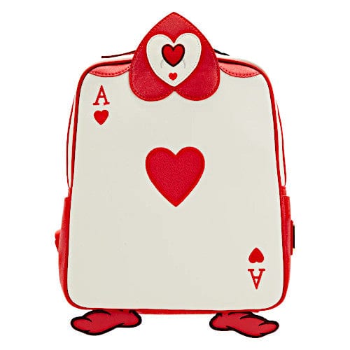 Exclusive - Alice in Wonderland Ace of Hearts Cosplay Mini Backpack | Officially Licensed | Vegan Leather Exclusive - Alice in Wonderland Ace of Hearts Cosplay Mini Backpack | Officially Licensed | Vegan Leather