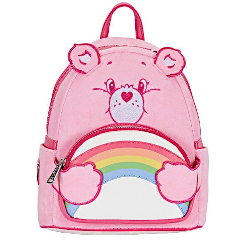 care bears mini backpack Exclusive - Care Bears 40th Anniversary Cheer Bear Cosplay Plush Mini Backpack | Officially Licensed | Plastic/Vegan Leather