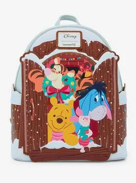 Loungefly Disney Winnie The Pooh Snow Cabin Light Up Mini Backpack