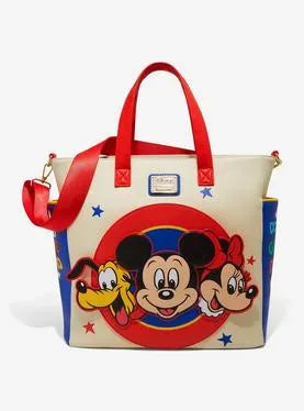 Loungefly Mickey Mouse & Friends Classic Stars Convertible Tote Bag