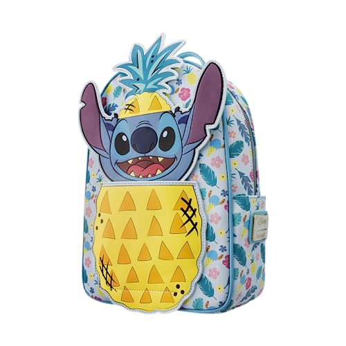 Loungefly Disney Backpack: Pineapple Stitch Mini-Backpack, Amazon Exclusive