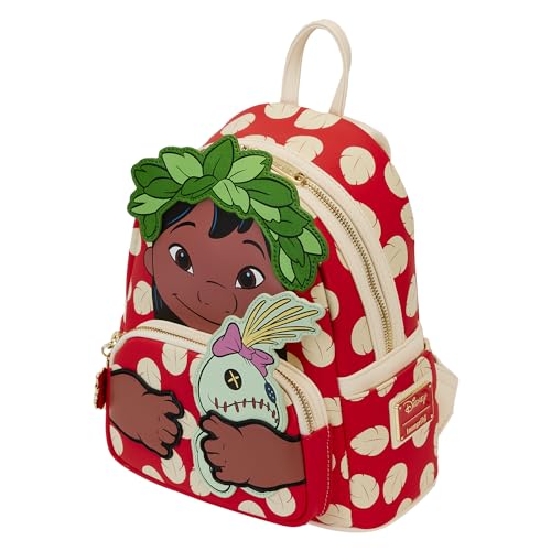 Loungefly Disney: Lilo and Stitch - Lilo Cosplay Mini-Backpack with Coin Purse, Amazon Exclusive
