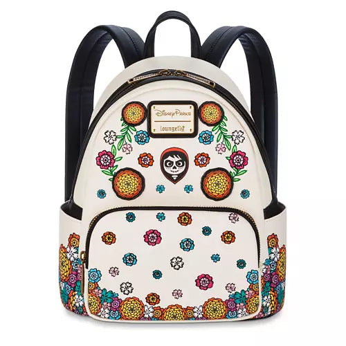 EXCLUSIVE DROP: Loungefly Coco Miguel Floral Mini Backpack - 9/1