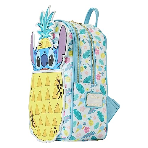 Loungefly Disney Backpack Pineapple Stitch Mini Backpack Amazon Excl LF Lounge VIP