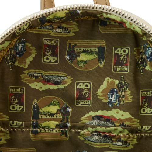 Loungefly Star Wars Return of the Jedi 40th Anniversary Jabbas Palace Double Strap Shoulder Bag