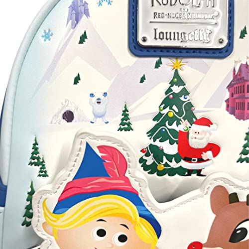 Loungefly Exclusive Rudolph and Hermey Double Strap Shoulder Bag