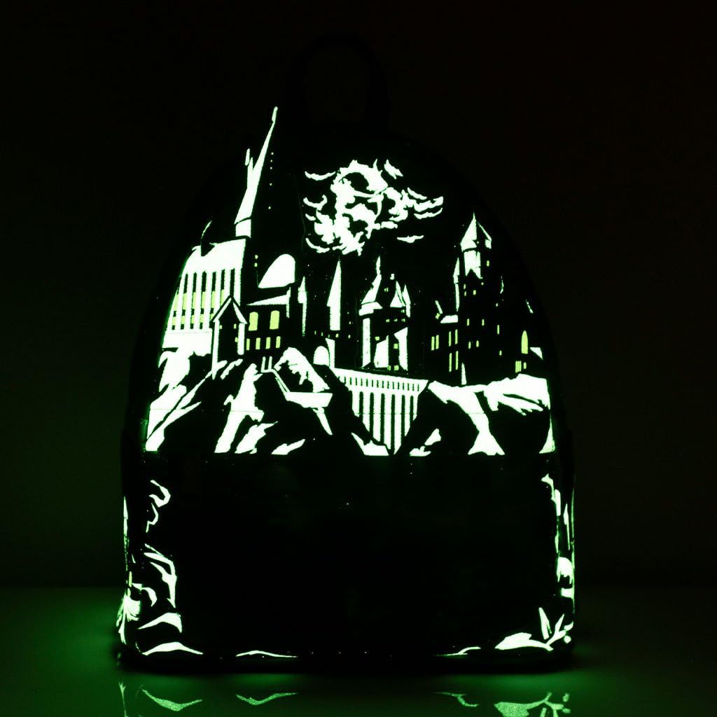 Loungefly Harry Potter Glow in the Dark Battle of Hogwarts Lenticular Womens Backpack