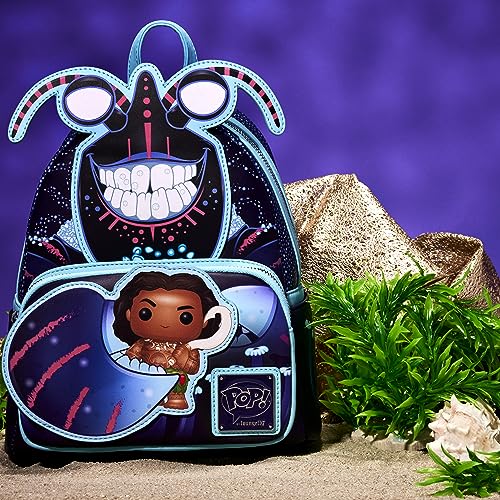 Loungefly Disney Villains: Moana - Tamatoa Glow in The Dark Mini-Backpack, Amazon Exclusive