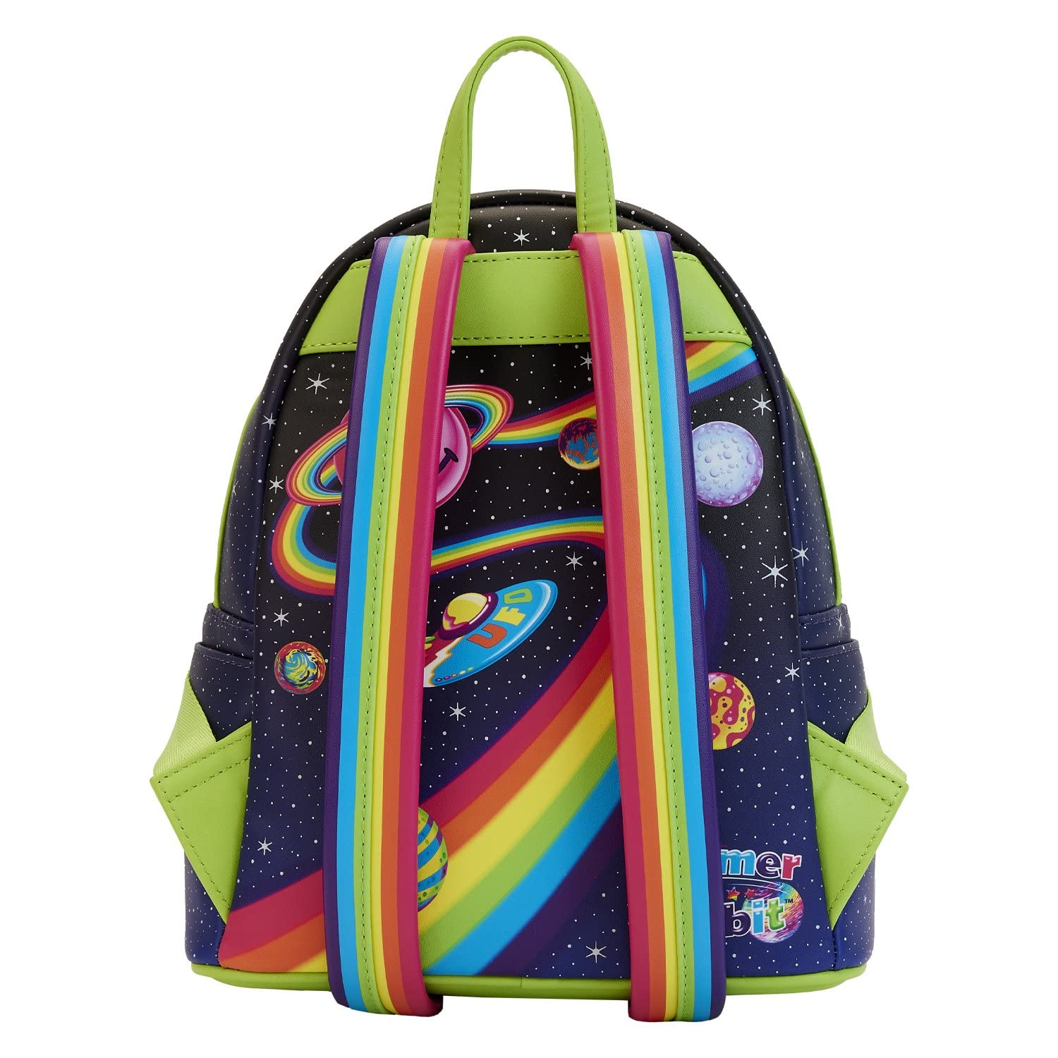 Good Loungefly Lisa Frank Aliens Glow In The Dark Mini Backpack