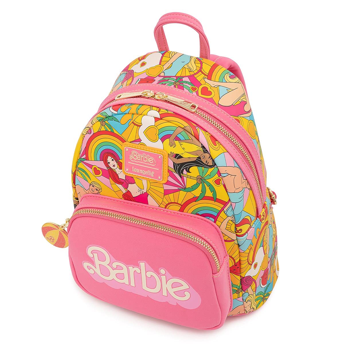 Loungefly Barbie Fun in the Sun Mini Backpack Pink-Multi