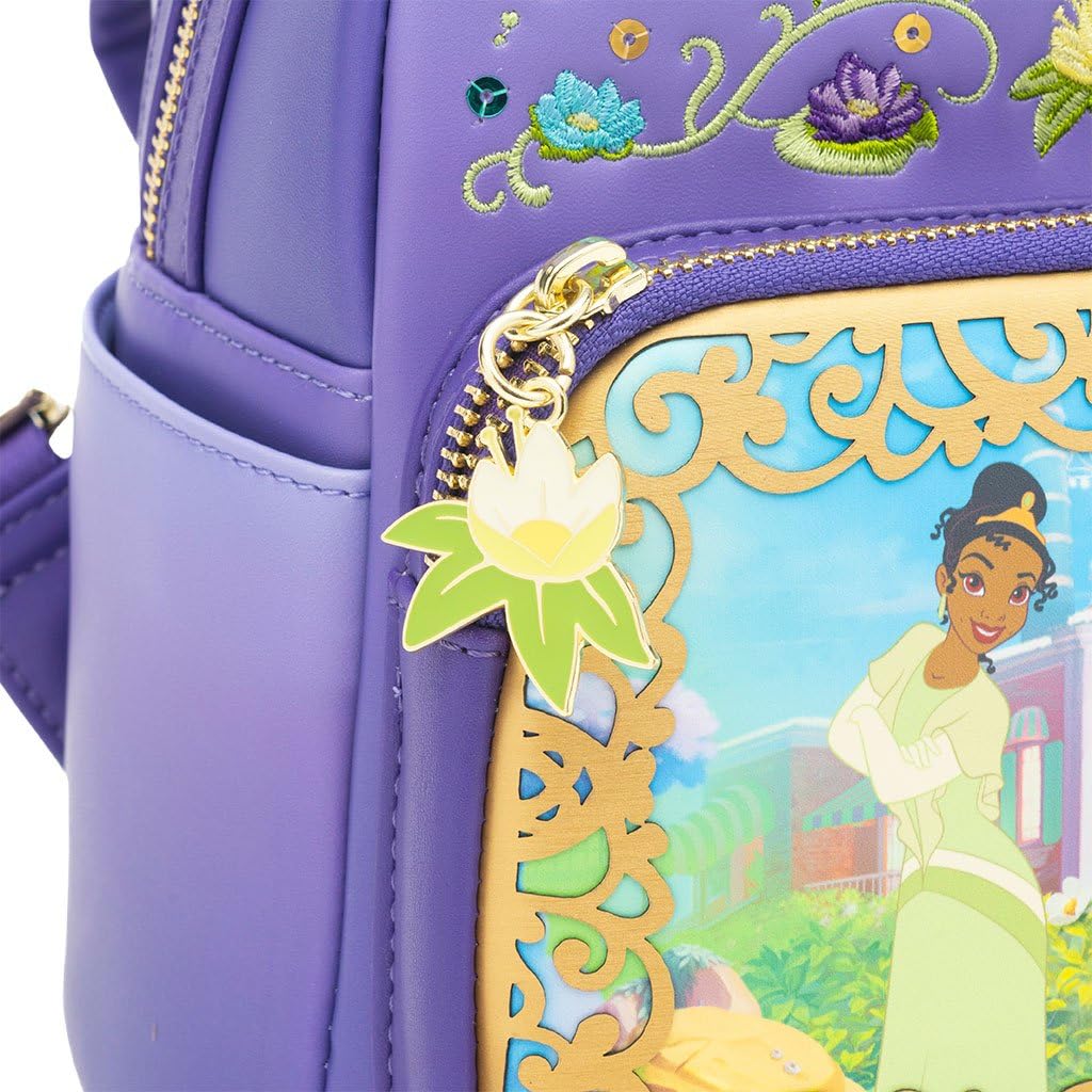 Loungefly Disney Princess Tiana Sequin Mini outlet Backpack — IN HAND bag only