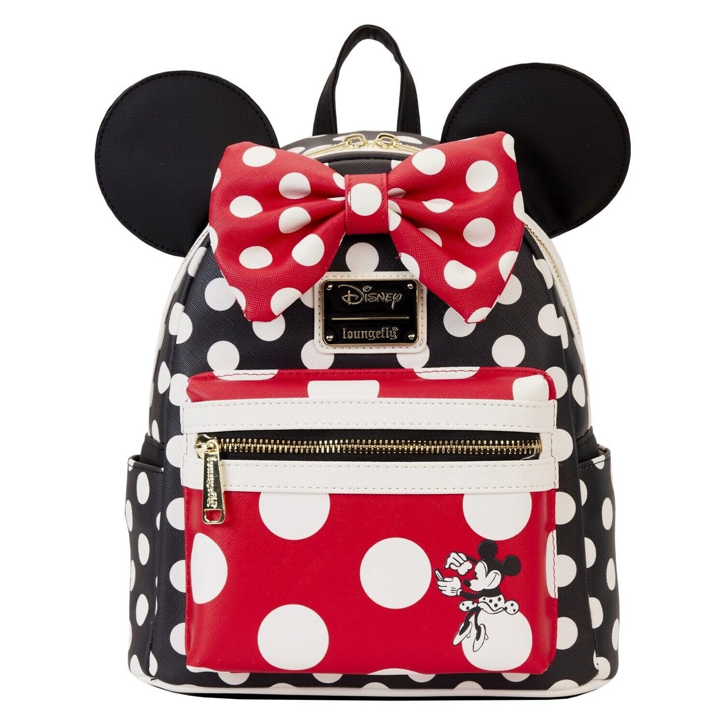 Loungefly Disney Minnie Mouse Rocks the Dots Double Strap Shoulder Bag