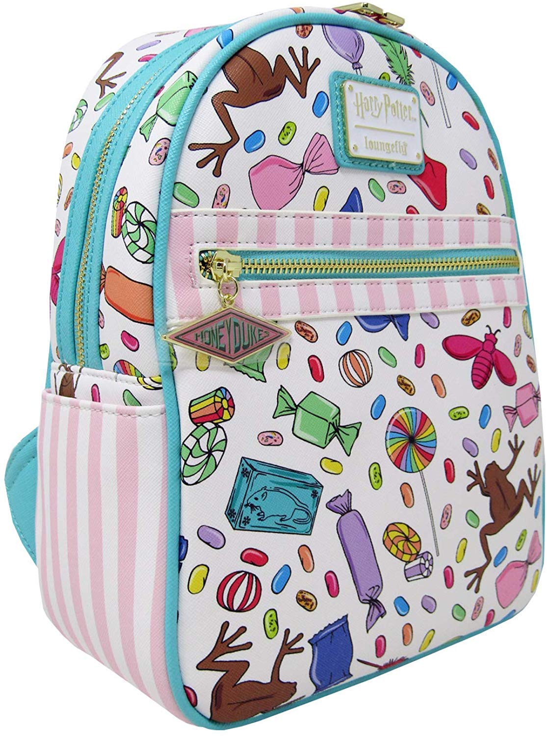 Loungefly x Harry Potter Honeydukes Candy Printed Mini Backpack (One Size, Multicolored)