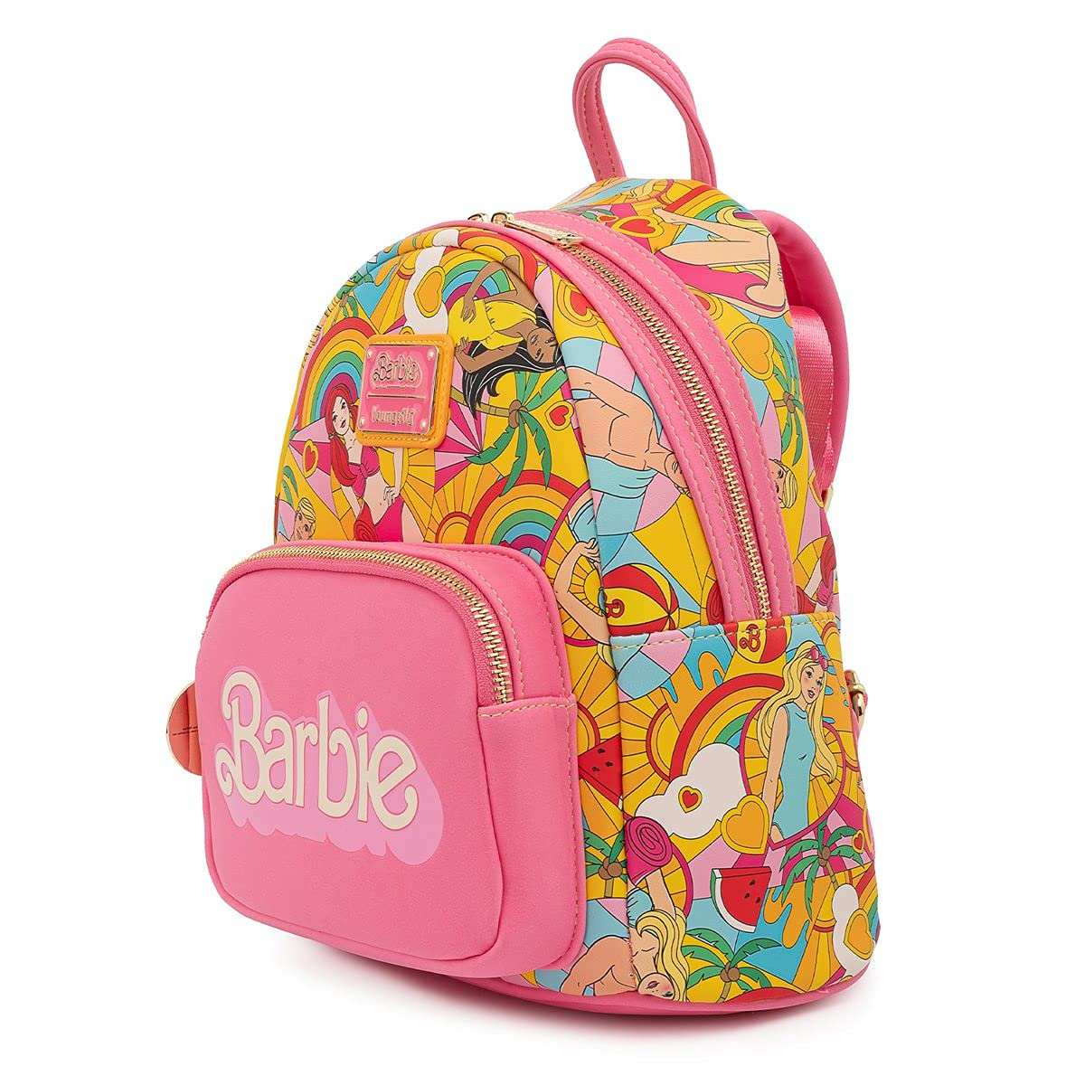 Loungefly Barbie Fun in the Sun Mini Backpack Pink-Multi
