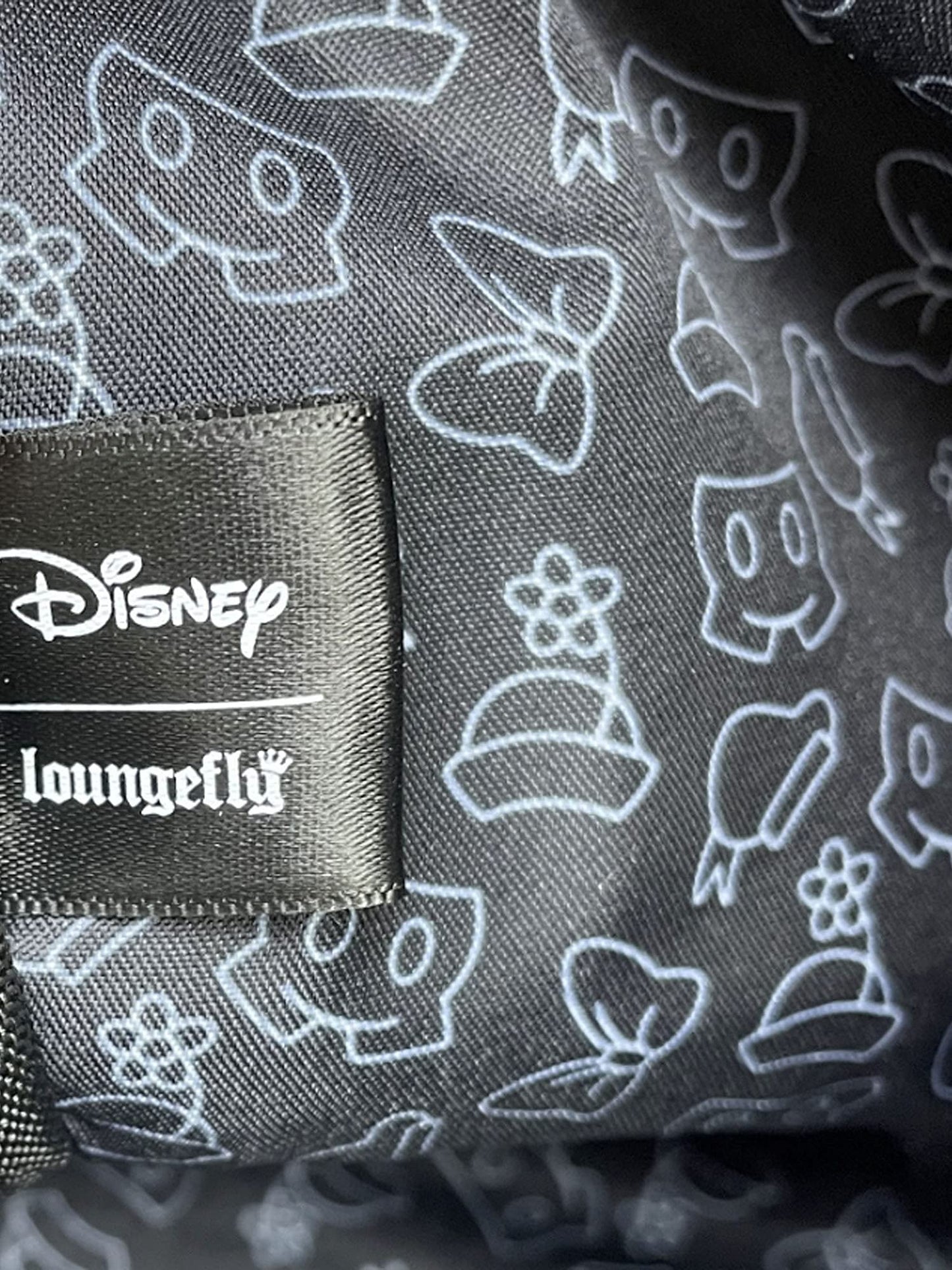 Loungefly Disney Mickey Minnie Mouse Donald Daisy Mini Backpack Handbag White