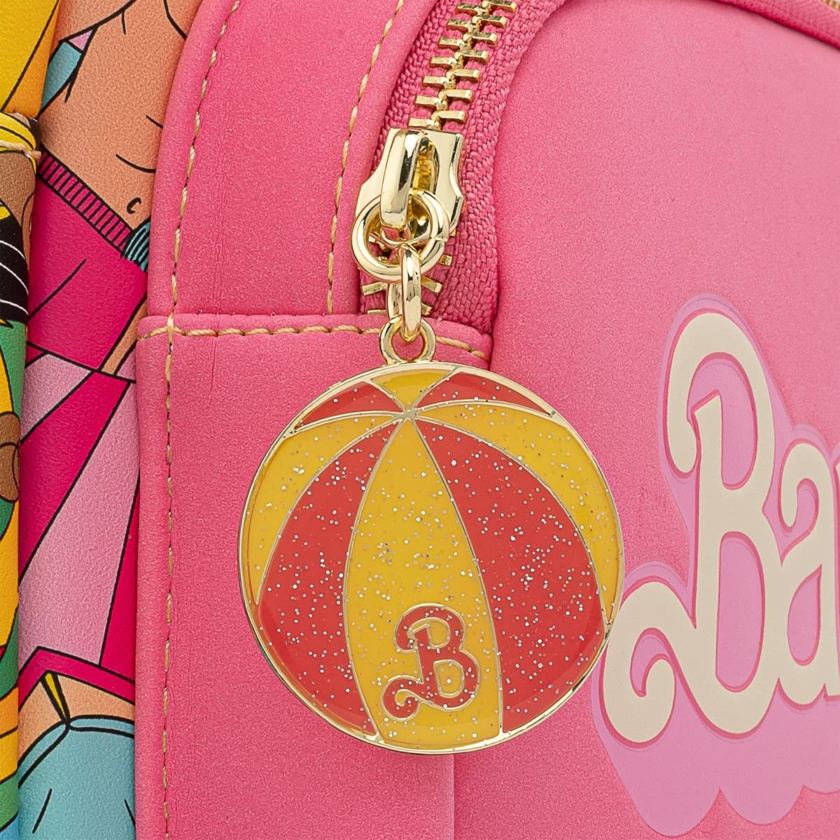 Loungefly Barbie Fun in the Sun Mini Backpack Pink-Multi