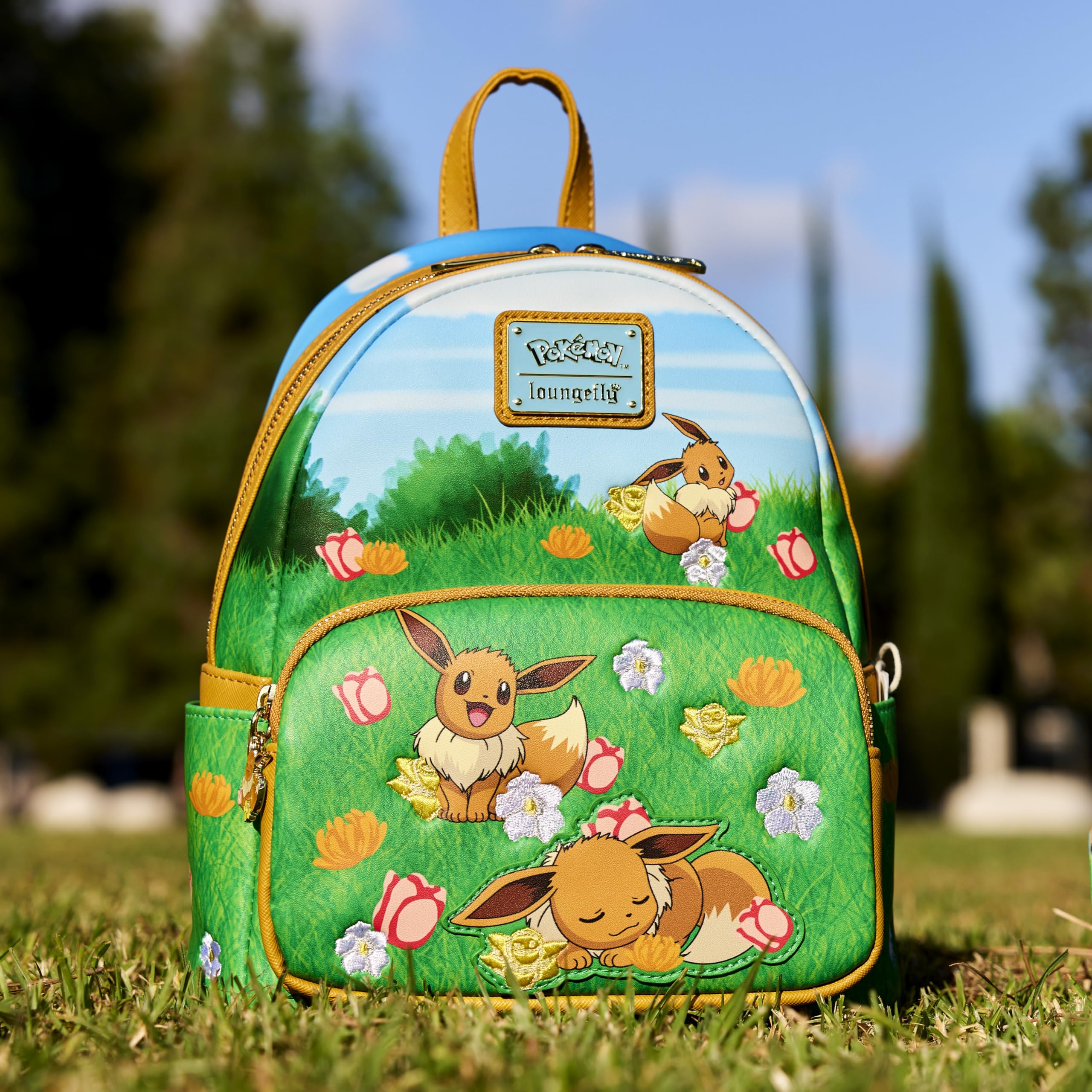 LOUNGEFLY POKEMON EEVEELUTIONS store EEVEE LIMITED MINI BACKPACK for elaborate_bacon