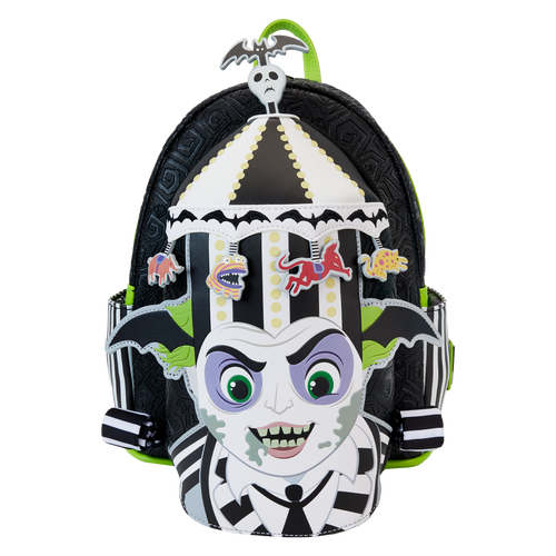 Loungefly Beetlejuice Carousel Hat Light Up Cosplay Mini Backpack