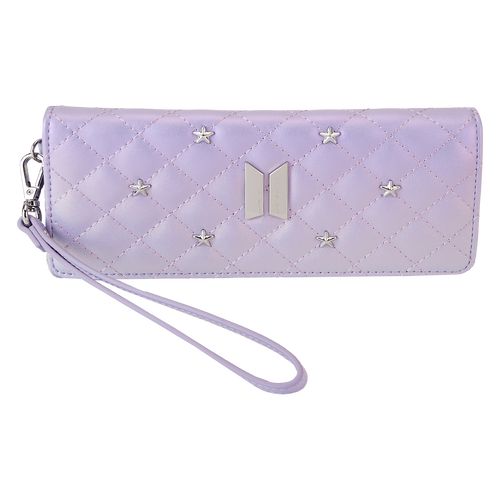 Pop! By Loungefly BTS Logo Iridescent Purple Wallet