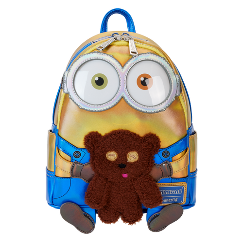 Loungefly Despicable Me Minions Bob Iridescent Cosplay Mini Backpack