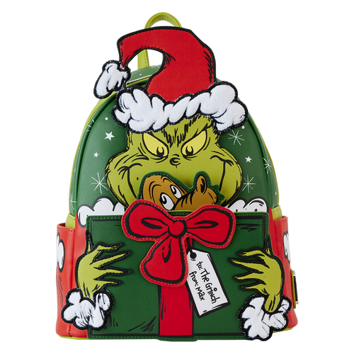 Loungefly Dr. Seuss' How the Grinch Stole Christmas Santa Cosplay Mini Backpack