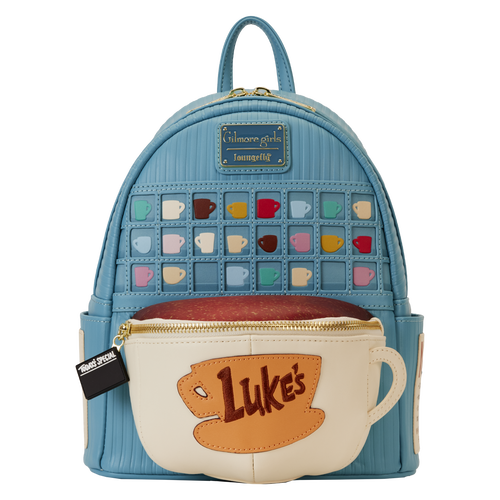 Loungefly Gilmore Girls Luke's Diner Domed Coffee Cup Mini Backpack