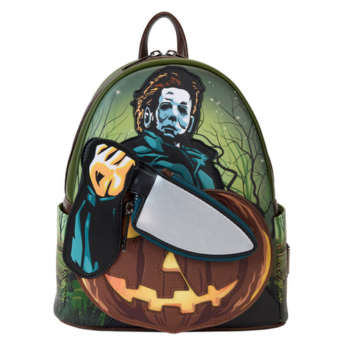 Loungefly Halloween Michael Myers Mini Backpack With Knife Coin Pouch